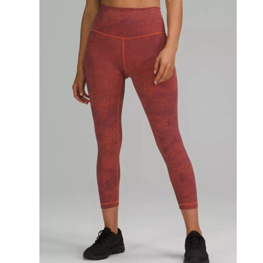 Lululemon Athletica Orange Leggings